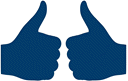 2 thumbs up icon